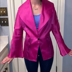 Fuchsia cocktail top/jacket!